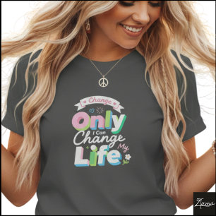 T-shirt Art Pop 3D Change Ma Vie Coloré