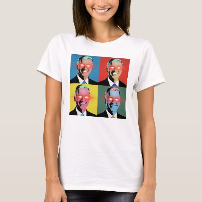 T-shirt Art pop Brandon foncé (Devant)