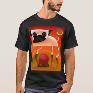 T-shirt art pug - 2006_may10a - par David King