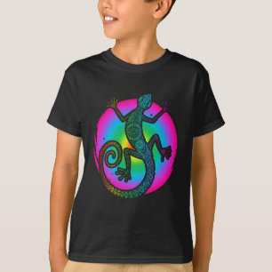 T-shirt Art Reptile coloré Gecko Lizard Lover
