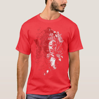T-shirt Art sombre Grunge Gothique Femmes Horreur Graphism