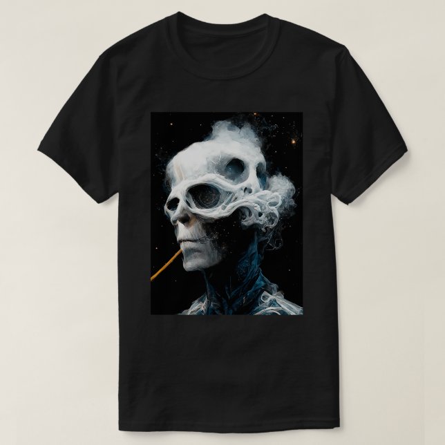 T-shirt art squelette (Design devant)