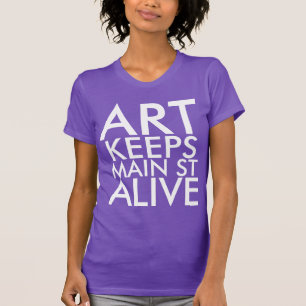 T-shirt Art sur Main Street tee