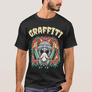 T-SHIRT ART TATOO GRAFFITI DE ROGUE SKULT