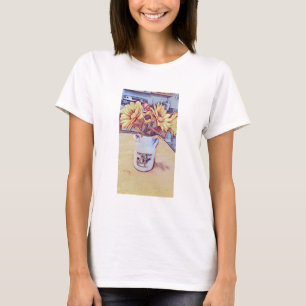 T-shirt Art tournesol