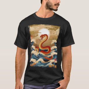T-shirt Art traditionnel japonais des serpents