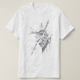 T-shirt Art tribal abstrait coloré éclectique de tatouage