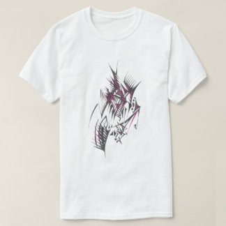 T-shirt Art tribal abstrait coloré électrique tatouage