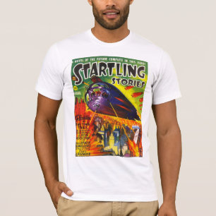 T-shirt Art vintage de couverture de magazine de pulpe
