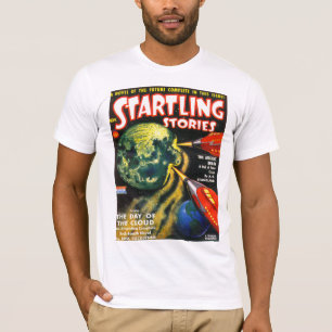 T-shirt Art vintage de couverture de magazine de pulpe
