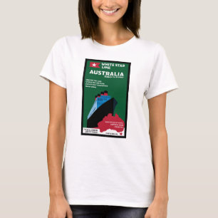 T-shirt Art Vintage de l'immigration australienne