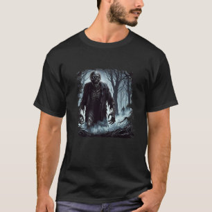 T-shirt Art vintage Forêt Zombie Halloween Gothique Éffray
