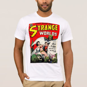 T-shirt Art vintage frais de couverture de bande dessinée