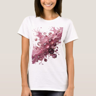 T-shirt Art wearable ABSTRACT ART Argent Captivant v2