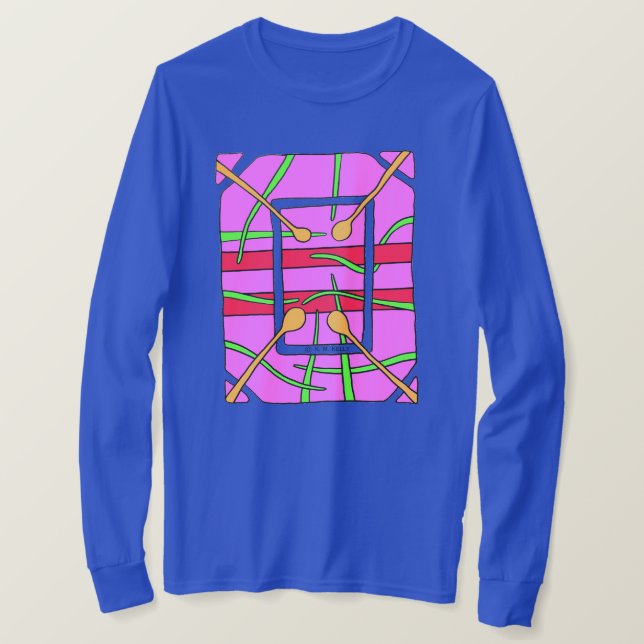 T-shirt Art wearable abstrait -  (Design devant)