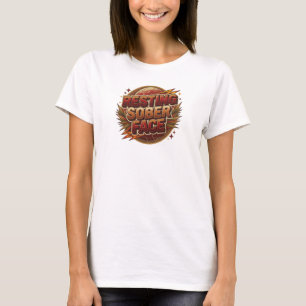 T-shirt Art wearable CREATIVE VISAGE SOBRE AU REPOS