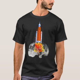 T-shirt Artemis 1 SLS Rocket Launch Mission To The Moon An