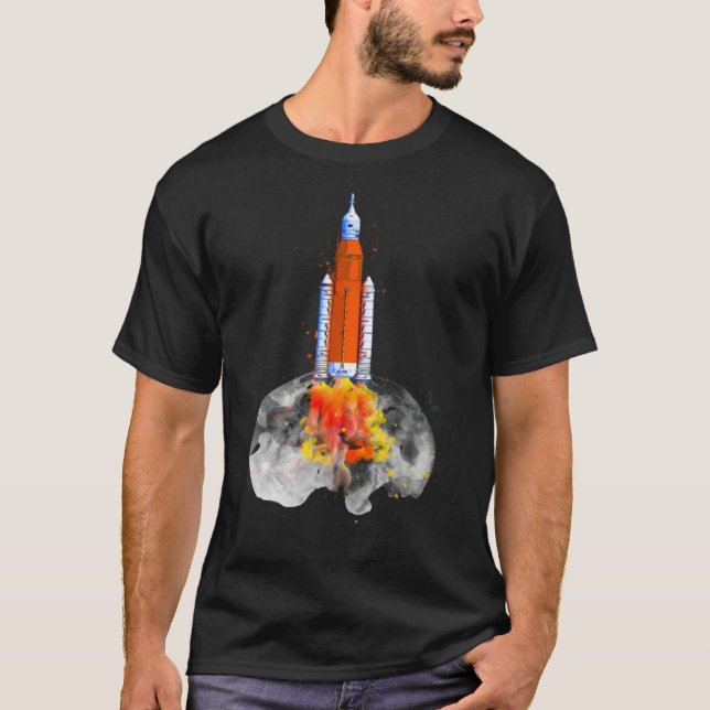 T-shirt Artemis 1 SLS Rocket Launch Mission To The Moon An (Devant)