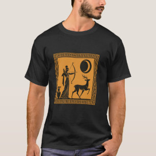 T-shirt Artemis Déesse de la Lune Mythologie Grecque Grèce