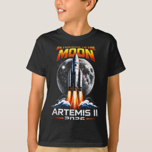T-shirt Artemis ii retour sur la lune 2026 cadeau pour hom
