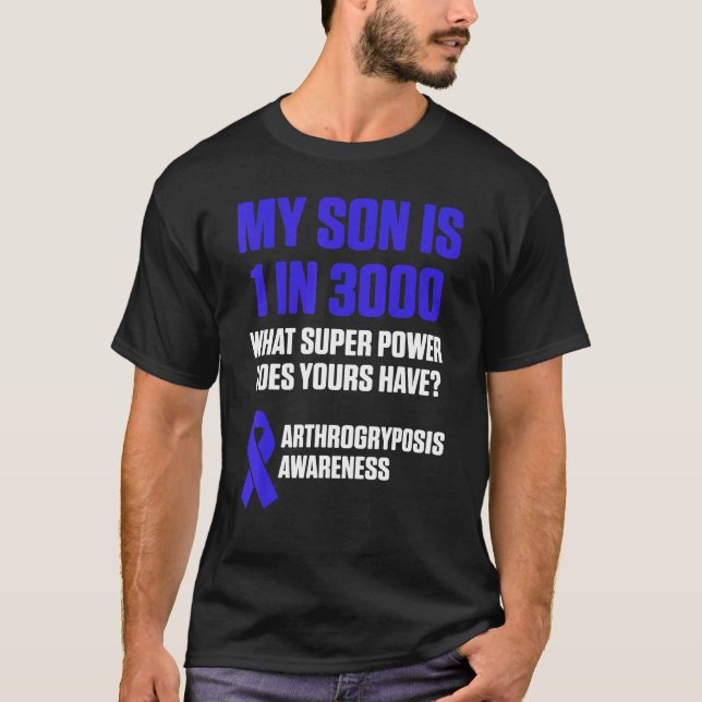 T-shirt Arthrogryposis Awareness Son Warrior Survivor 4 (Devant)