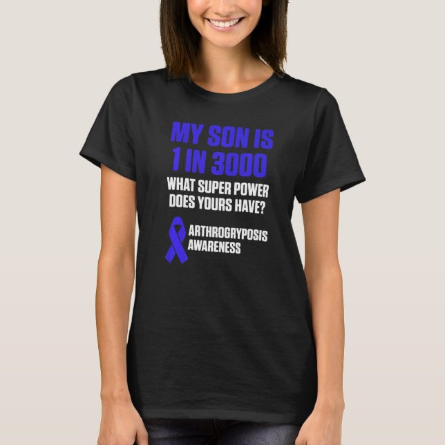 T-shirt Arthrogryposis Awareness Son Warrior Survivor  4 (Devant)