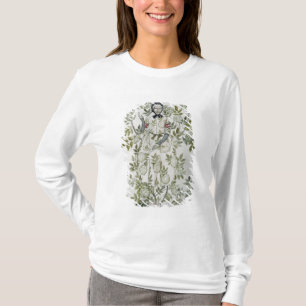 T-shirt Arthur Rackham au milieu d'un arbre a reposé un