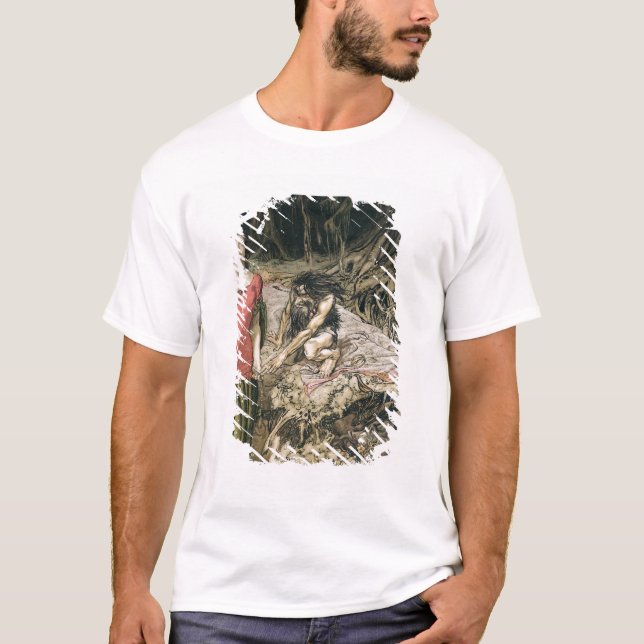 T-shirt Arthur Rackham | courtiser de Grimhilde, la mite (Devant)