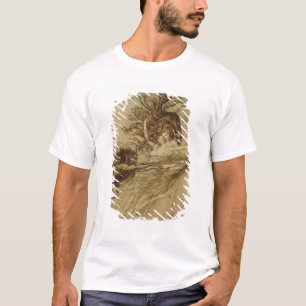 T-shirt Arthur Rackham le Rhinemaidens taquinant