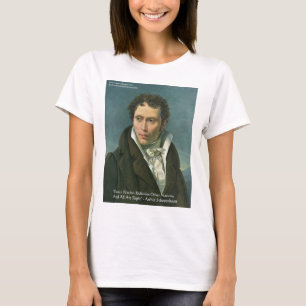 T-shirt Arthur Schopenhauer "Nations Ridicule" Don de devi