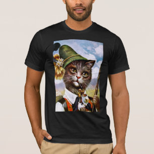 T-shirt Arthur Thiele - chat bavarois d'Alpes