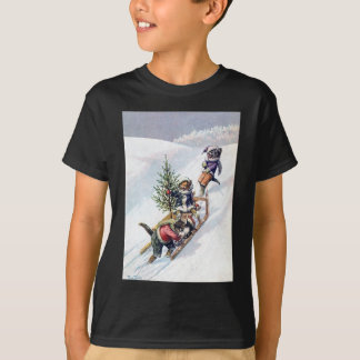 T-shirt Arthur Thiele - Chats Ramenez chez vous un sapin d