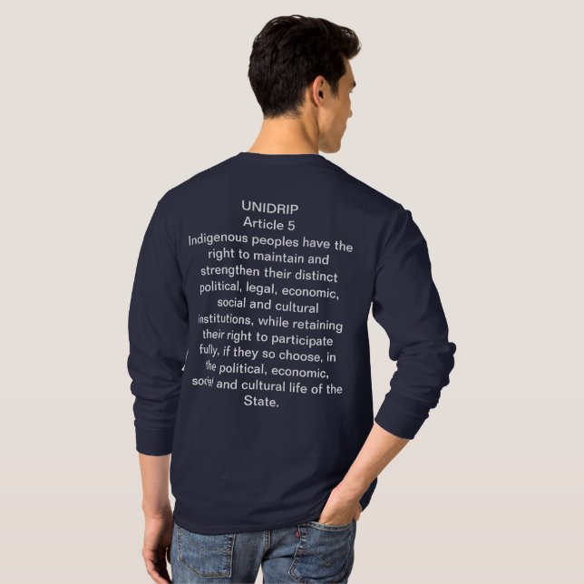 T-SHIRT ARTICLE 5 DU PLAN D'ACTION (Dos entier)