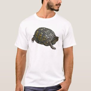 T-shirt Articles coordonnés orientaux de tortue de boîte