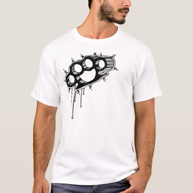 T-shirt Articulations de graffiti (Devant)