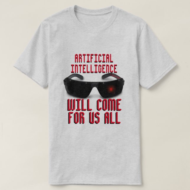 T-shirt Artificial Intelligence 2 - A MisterP Shirt (Design devant)