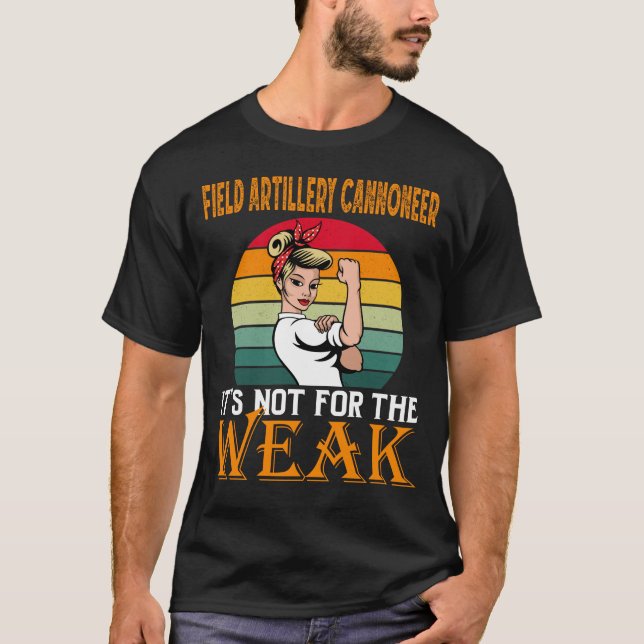 T-shirt Artillerie de campagne Cannoneer C'est pour le fai (Devant)