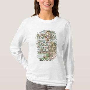 T-shirt Artisan aztèque de plume