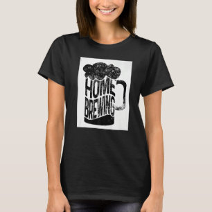 T-shirt Artisanat de brasserie de brasserie Retro Graphic