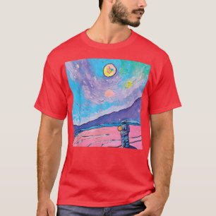T-shirt Artiste astronaute de la peinture spatiale