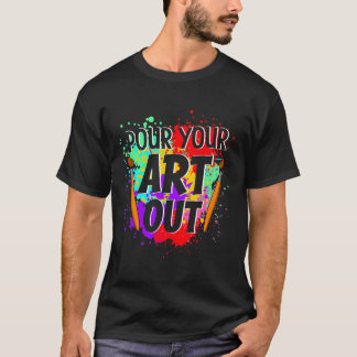 T-shirt Artiste cool Art Pour Hommes Peintres Artiste Pein