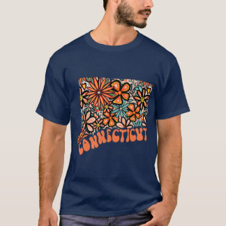 T-shirt Artiste de conception de l'État du Connecticut Ill