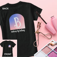 Artiste de maquillage moderne Gradient Blue Pink