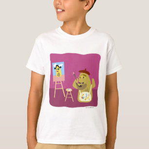 T-shirt Artiste Monster Fun Caractère dessin de personnage