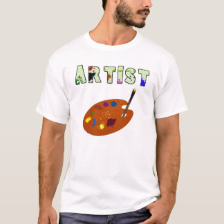 T-Shirt Artiste Palette Sombre pour Enfants