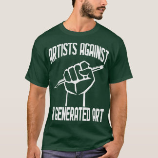 T-shirt Artistes contre l'art généré par l'IA