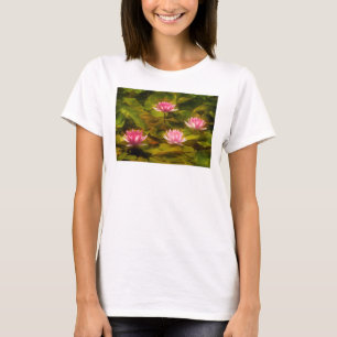 T-shirt Artistic water lilies, California
