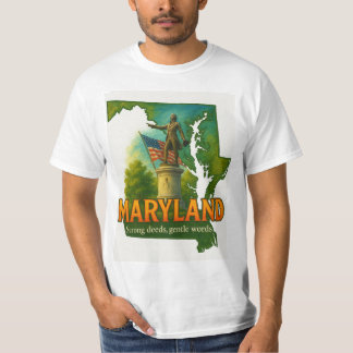 T-shirt artistique de la Fierté d'État du Maryland