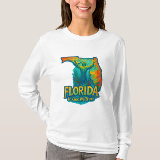 T-shirt artistique de l'État de Floride – Pinceau