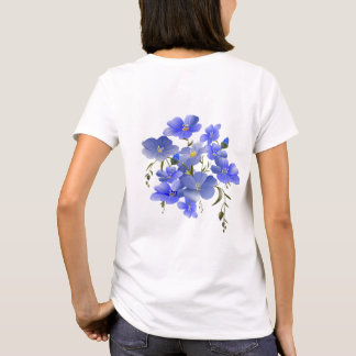 T-shirt artistique floral - Unique nature